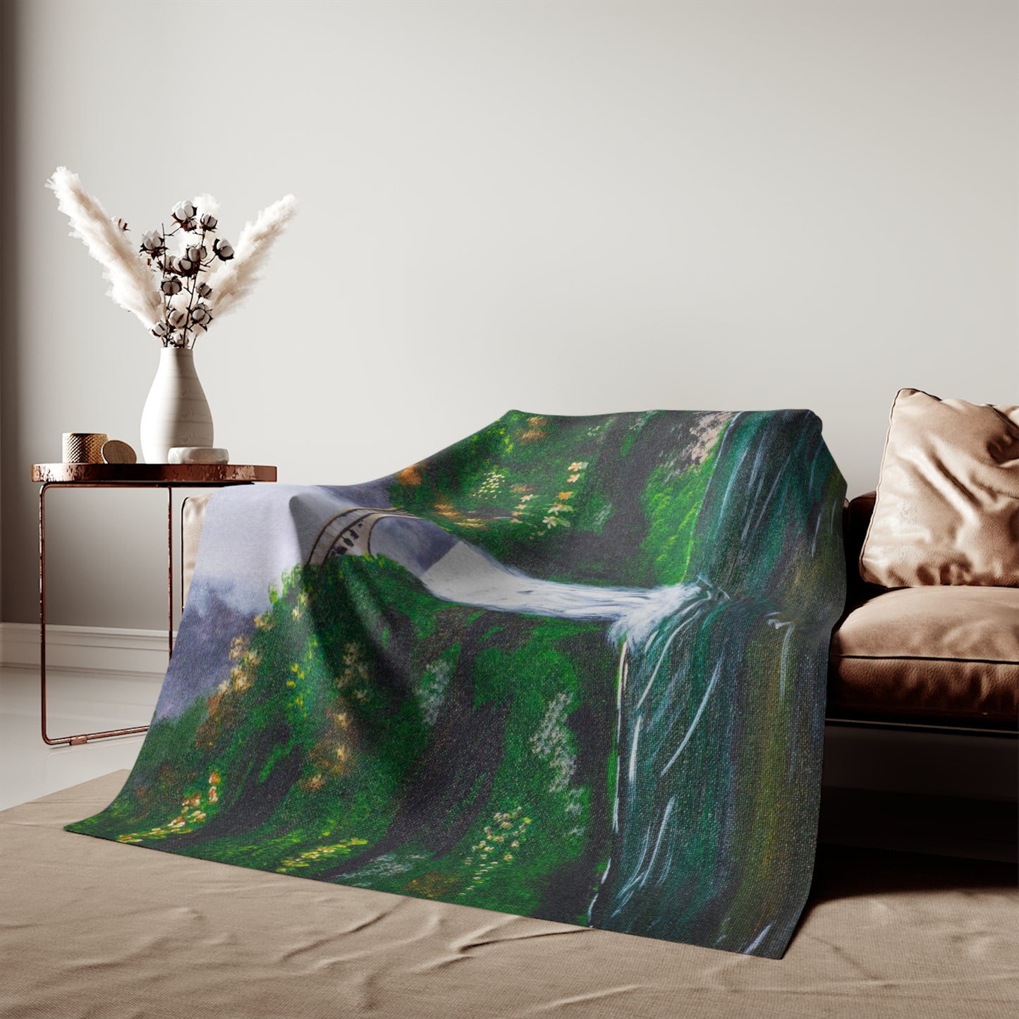 Grand Waterfall Sweatshirt Blanket