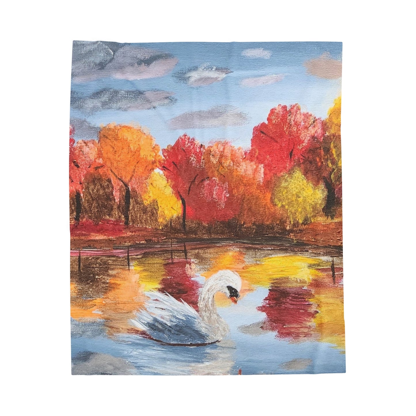 An Autumn Day Velveteen Plush Blanket