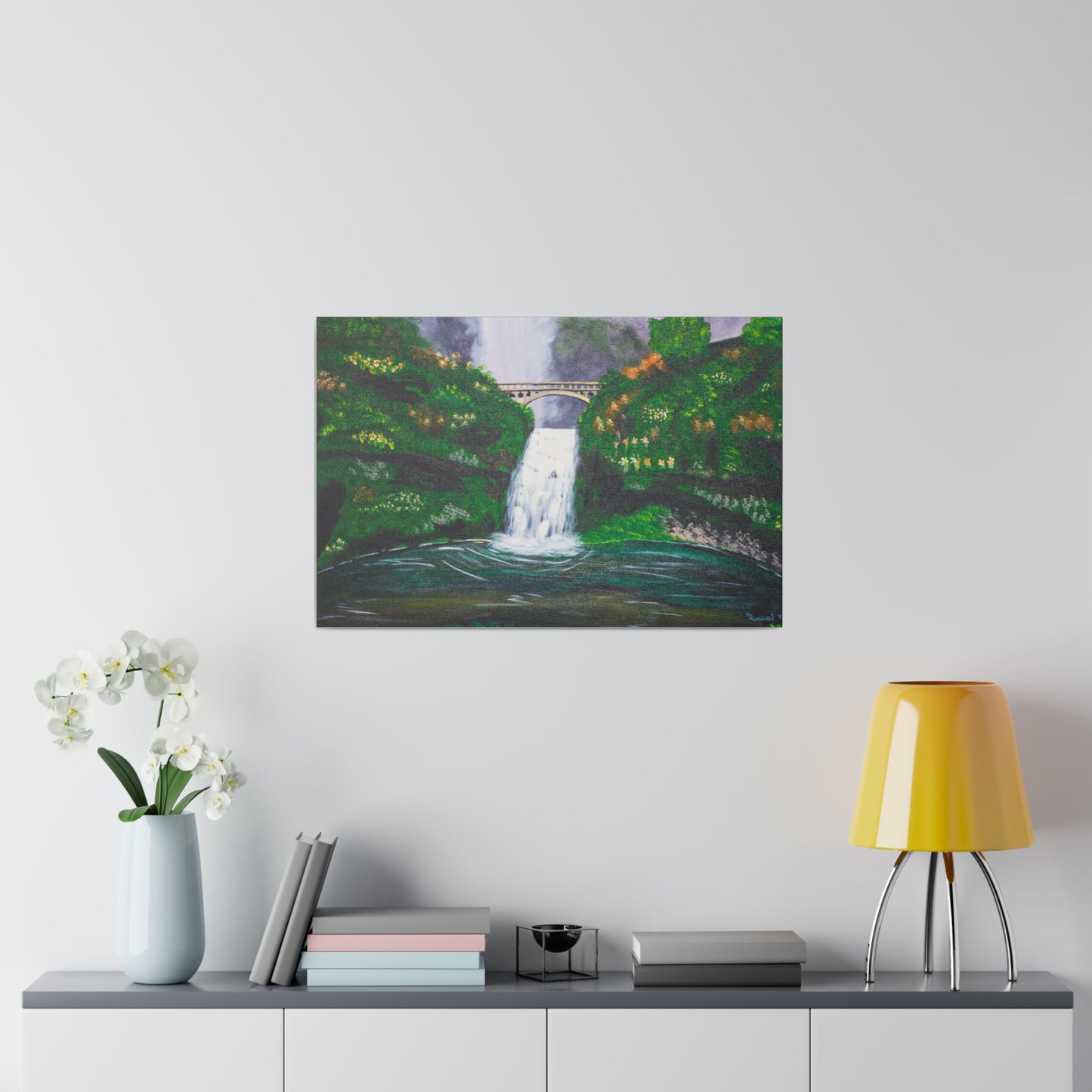 Grand Waterfall Matte Canvas, Stretched, 0.75"