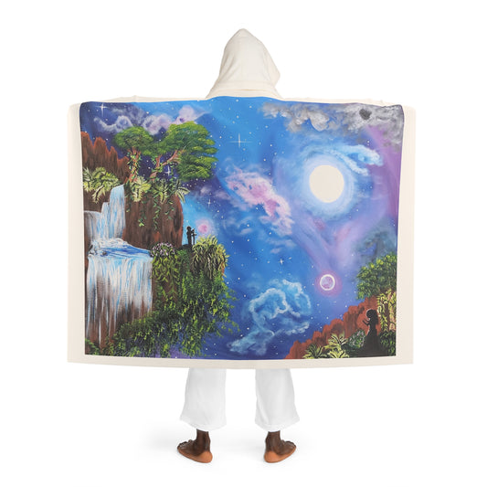 In A Dream Hooded Sherpa Fleece Blanket