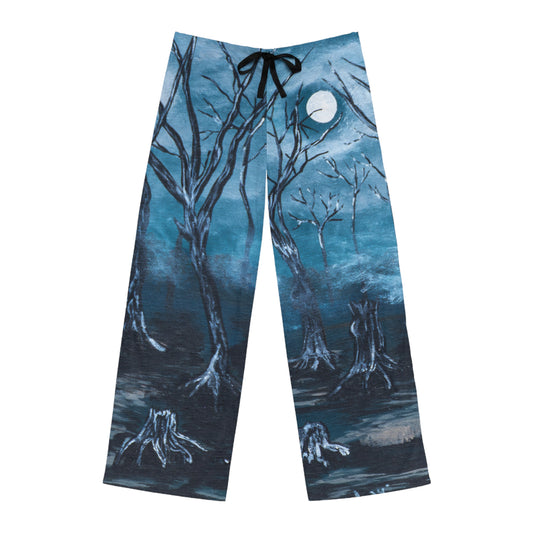 Haunted Trees Men's Pajama Pants (AOP)