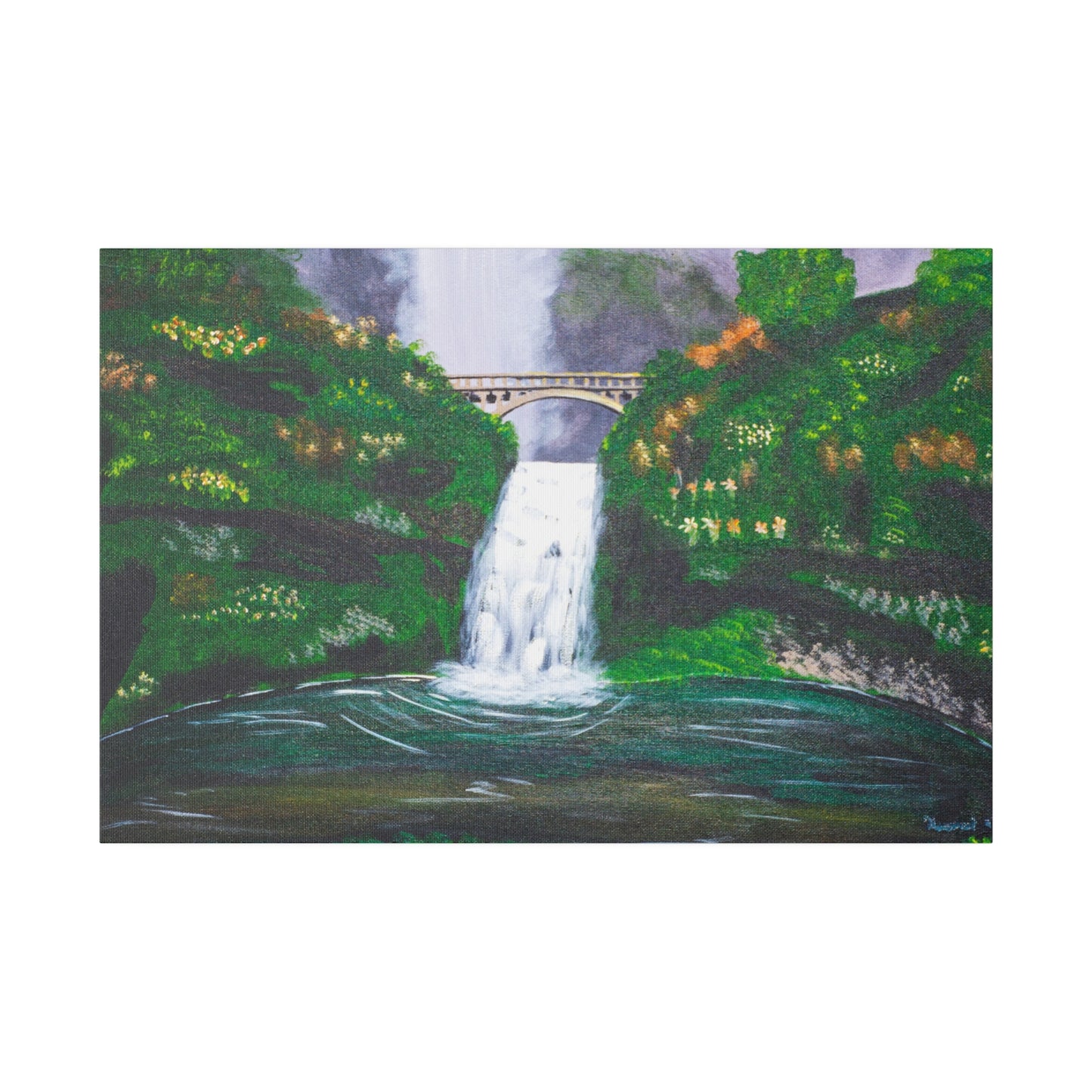 Grand Waterfall Matte Canvas, Stretched, 0.75"