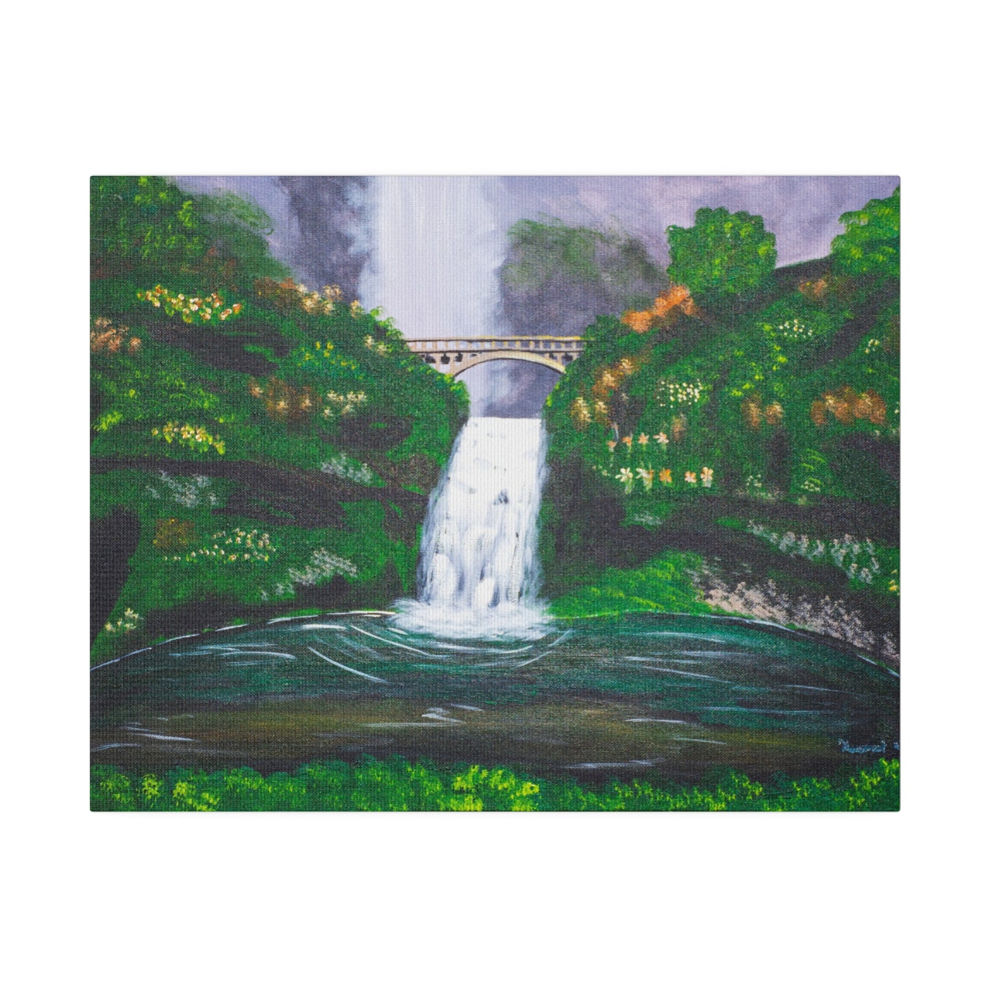 Grand Waterfall Matte Canvas, Stretched, 0.75"