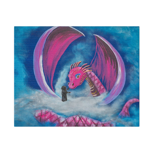 Sorcerer Dragon Matte Canvas, Stretched, 0.75"