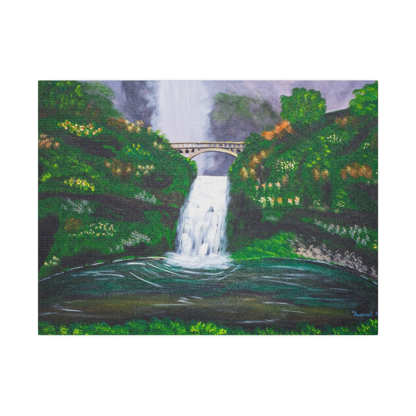 Grand Waterfall Matte Canvas, Stretched, 0.75"