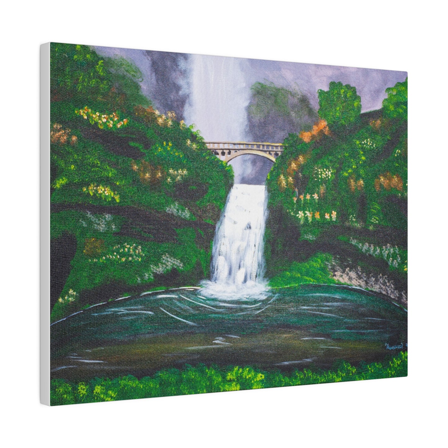 Grand Waterfall Matte Canvas, Stretched, 0.75"