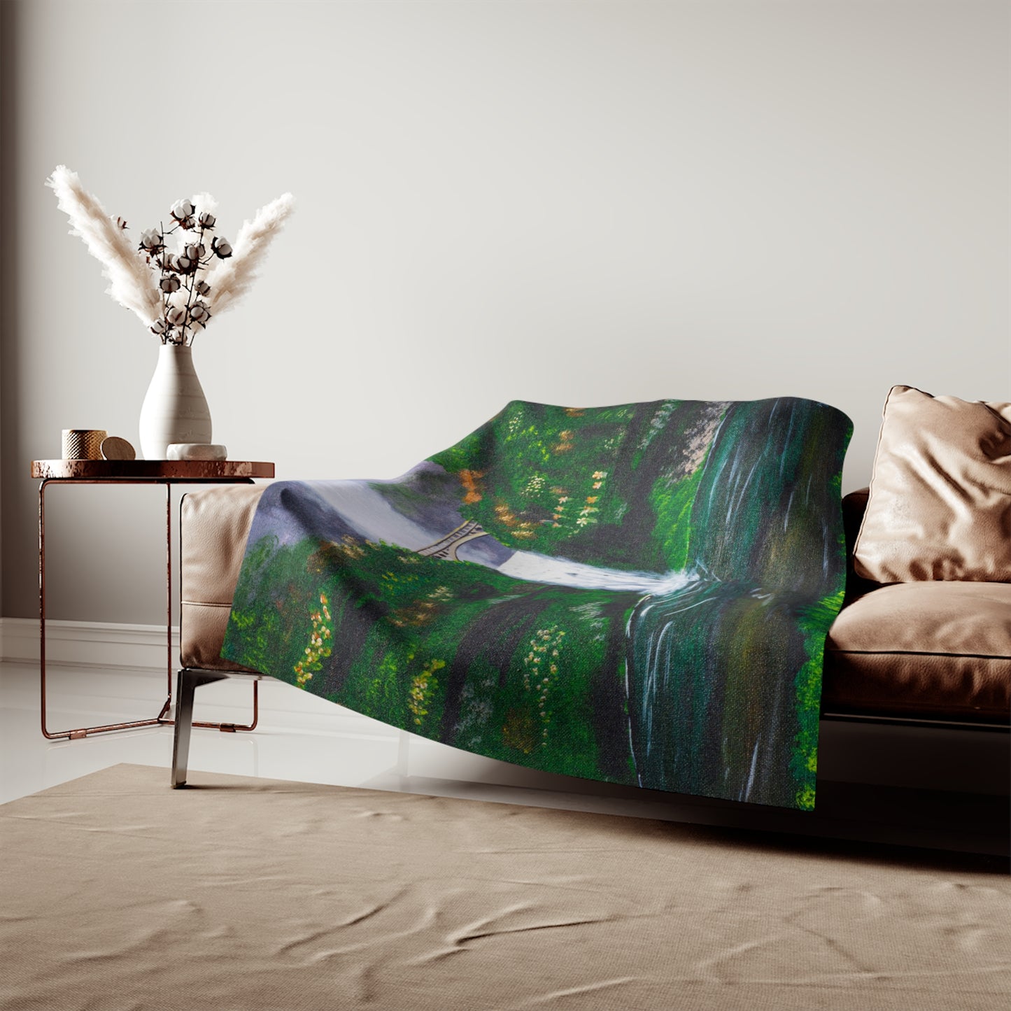 Grand Waterfall Sweatshirt Blanket